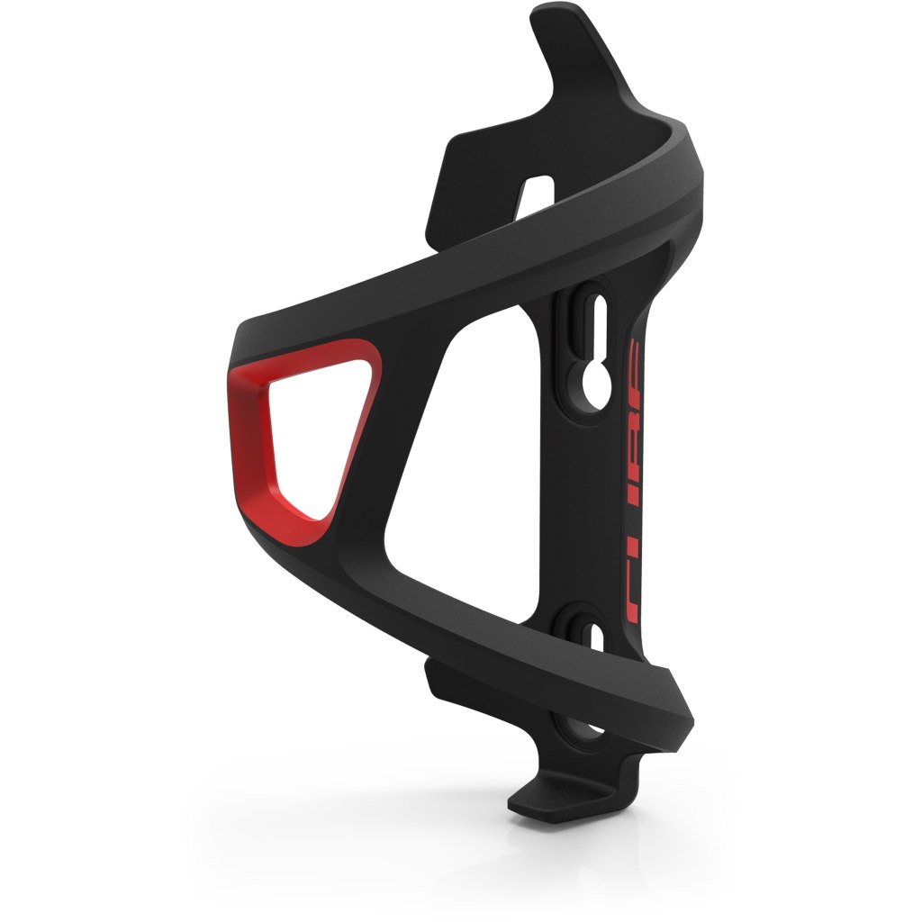 Picture of CUBE Bottle Cage HPP Left-Hand Sidecage - black´n´red
