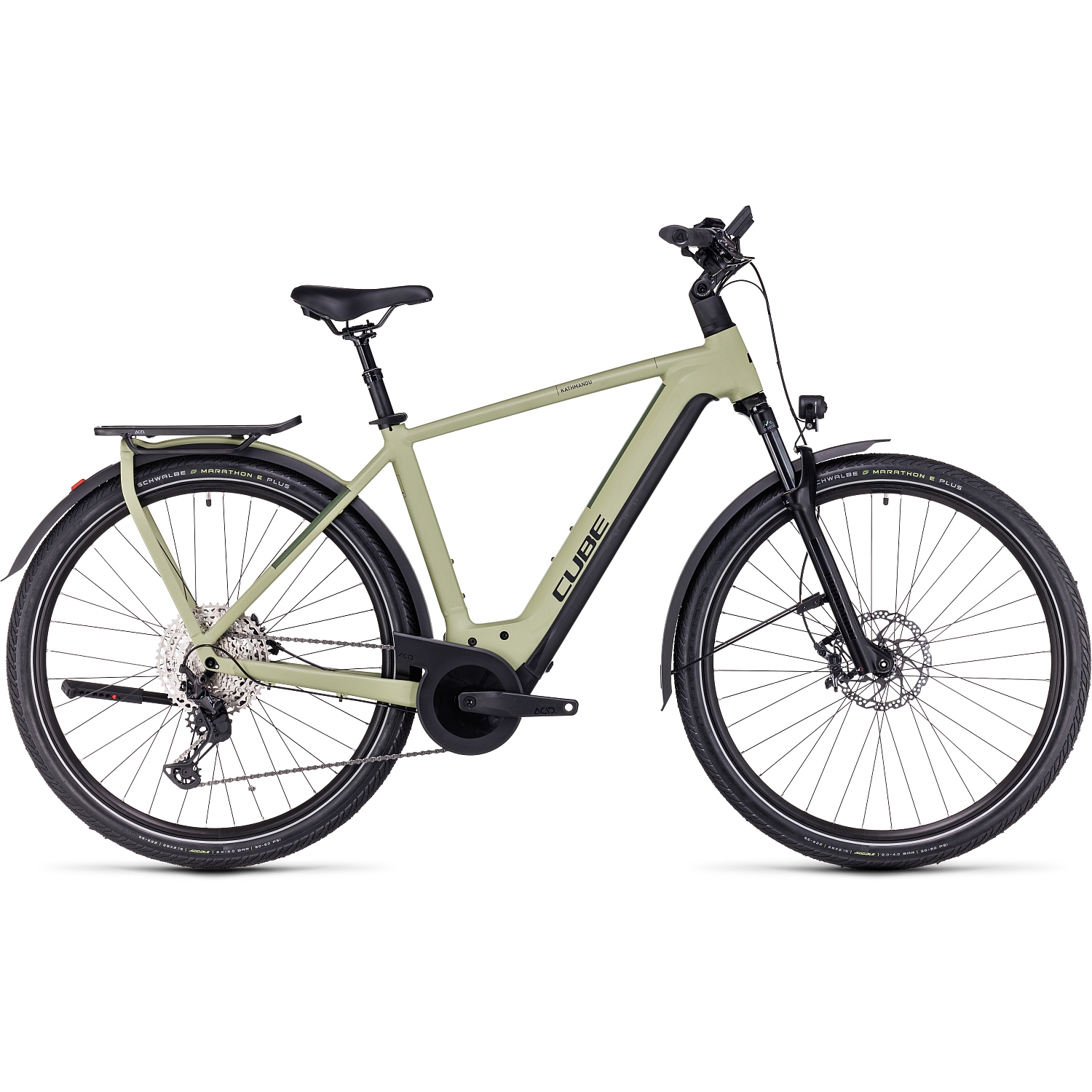 Produktbild von CUBE KATHMANDU HYBRID SLX 750 - Trekking E-Bike - 2023 - green / olive
