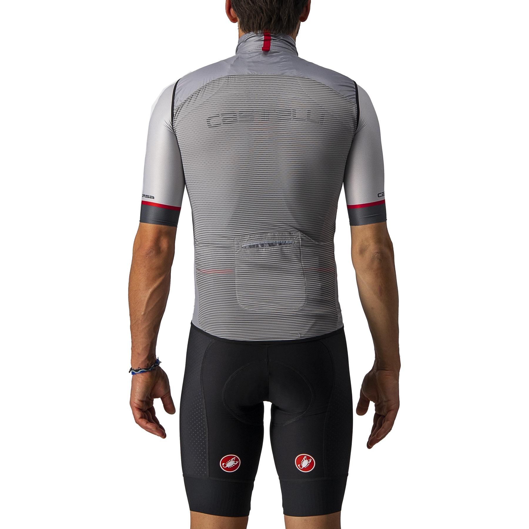 【楽天最安値に挑戦】 grey silver - Men Vest Aria Castelli 870 BIKE24 | ウェア