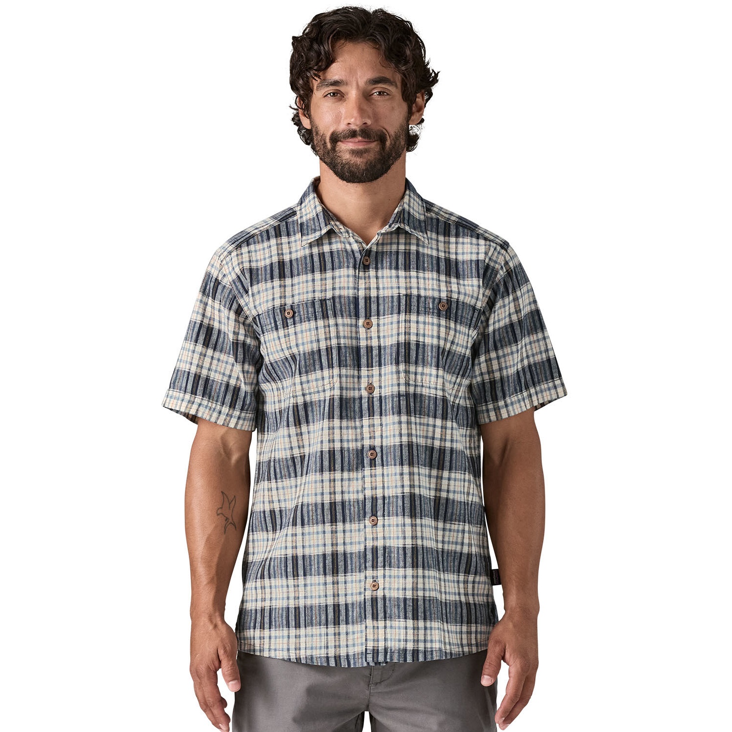 Photo produit de Patagonia Chemise Homme - Back Step - Sunlight: New Navy