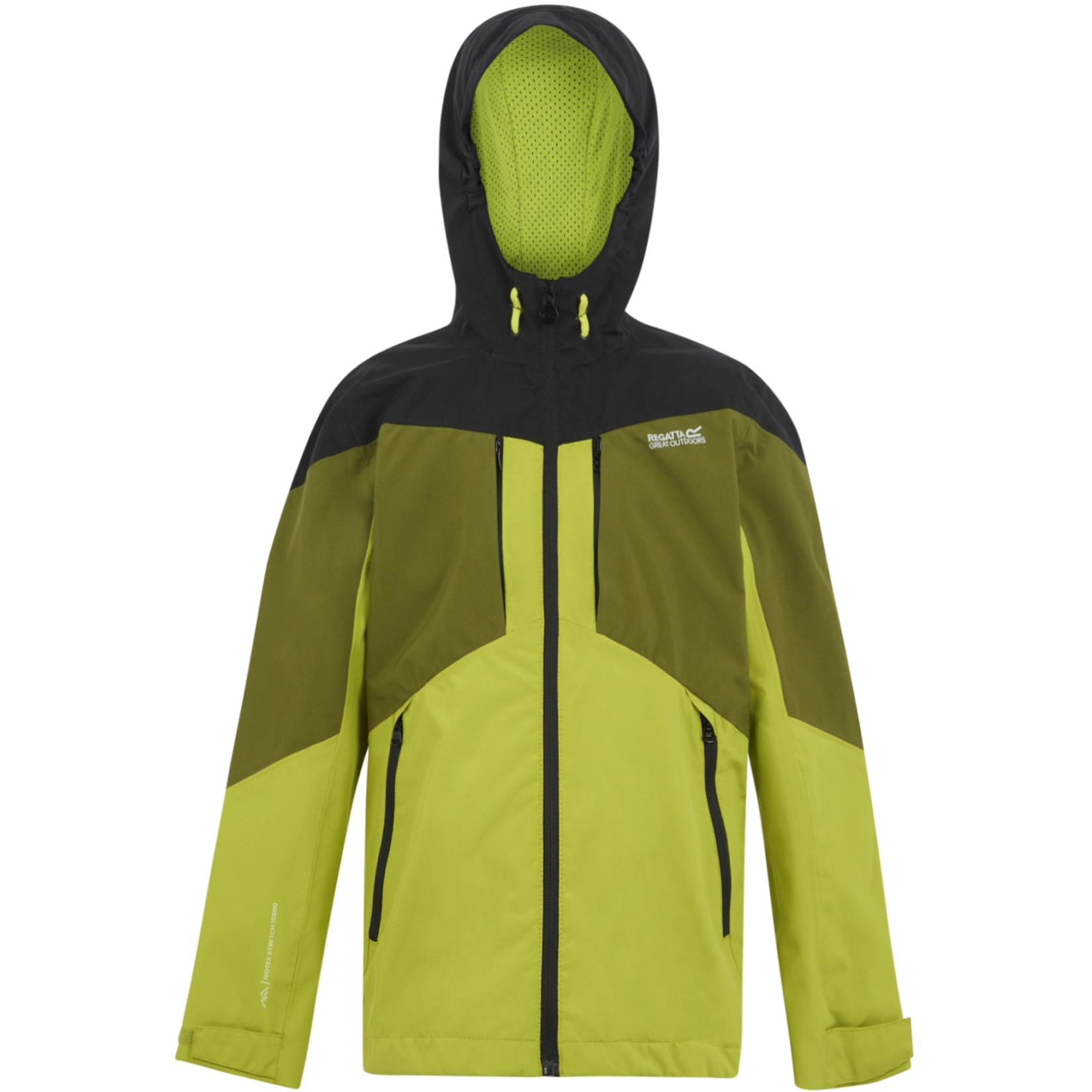 Produktbild von Regatta Highton Stretch VI Jacke Kinder - Grenoble Green/Nephrite Green/Black 731
