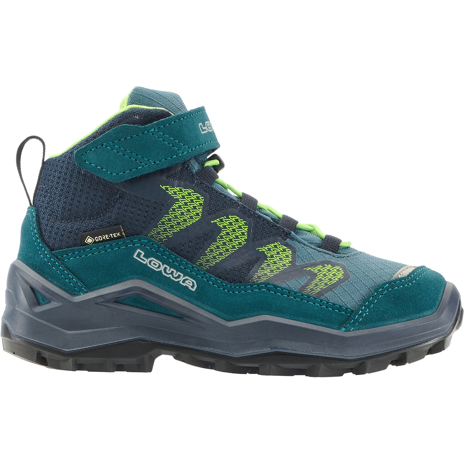 Wandelschoen Lowa Junior Maddox GTX Mid Prune Iceblue