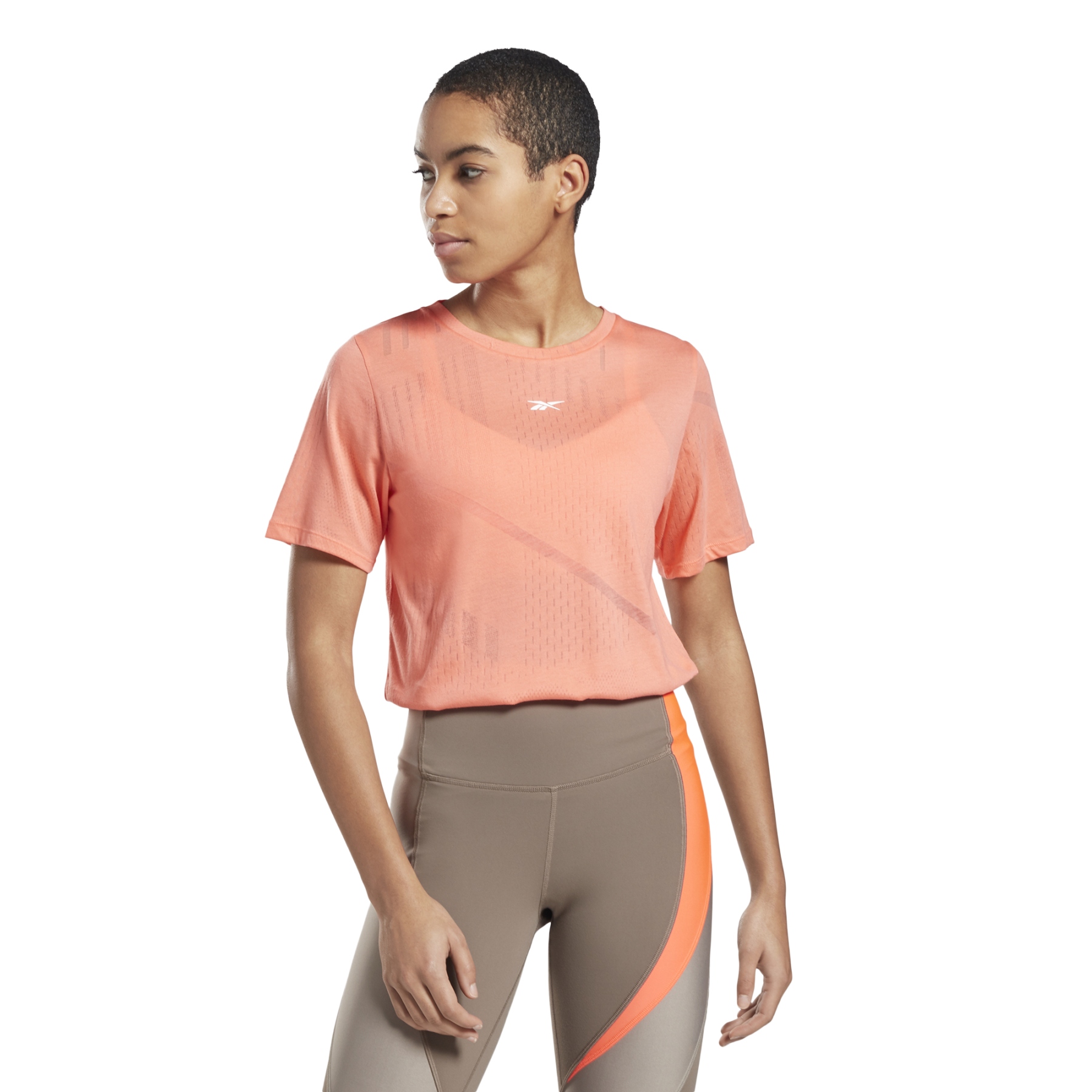 Produktbild von Reebok Burnout T-Shirt Damen - twisted coral GI6730