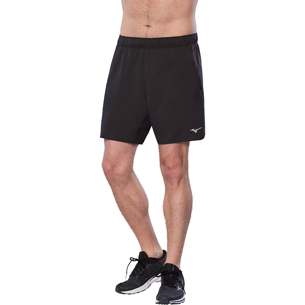 Image of Mizuno Core 7.5 2-In-1 Shorts Men - Black
