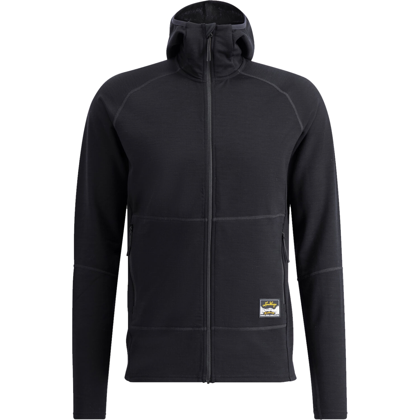Picture of Lundhags Tived Merino Hoodie Men - Black 10000