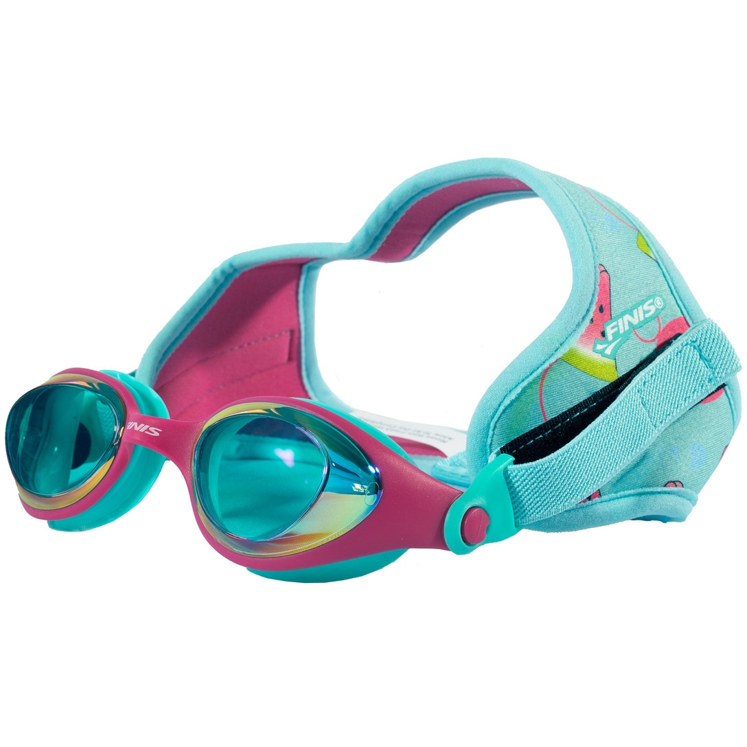 Picture of FINIS, Inc. DragonFlys Kids&#039; Goggles - watermelon mirror