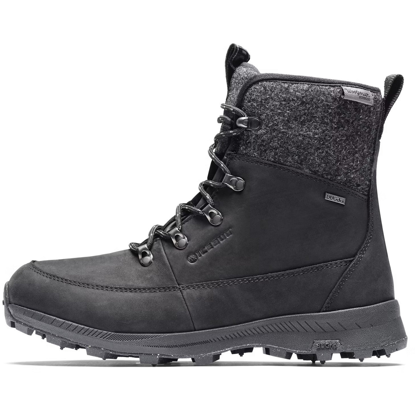 Produktbild von Icebug Adak ReWool BUGrip Winterstiefel Damen - schwarz/grau
