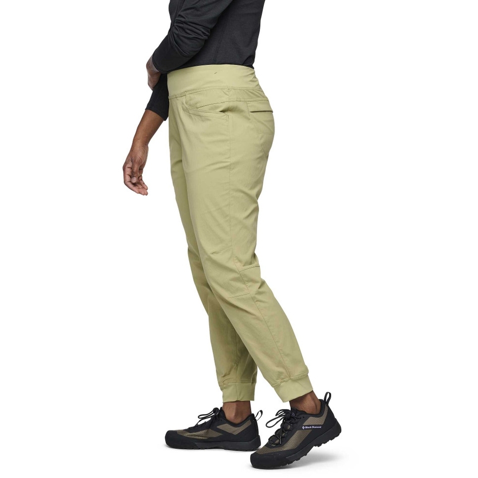 Black Diamond Technician Jogger Pants Kletterhose Damen Cedarwood Green