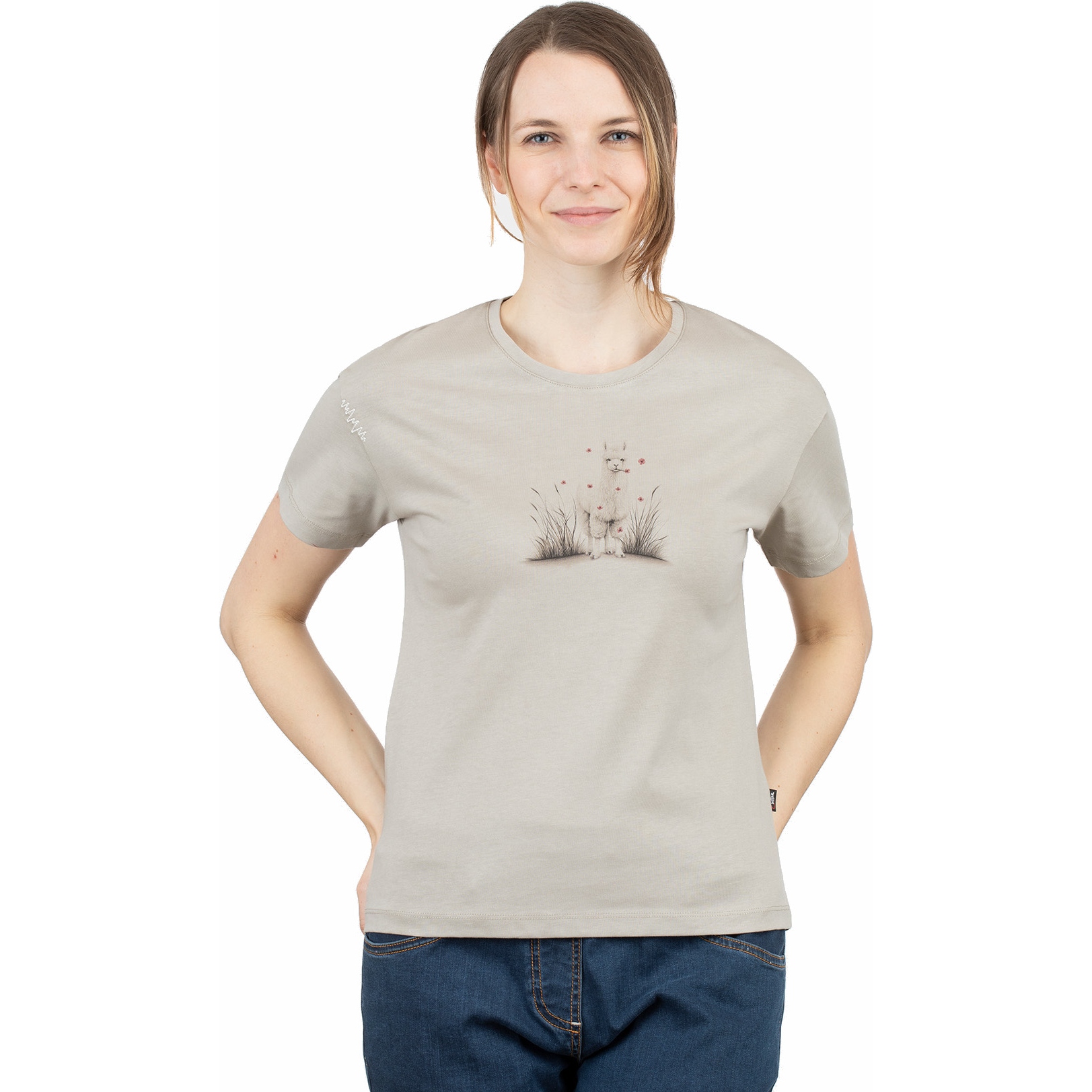 Bild von Chillaz Leoben Alpaca Meadow T-Shirt Damen - beige