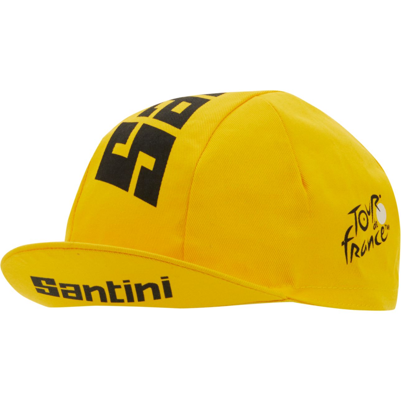 Picture of Santini Cycling Cap - Tour de France™ 2024 - RE460COT--2TDF - yellow GI
