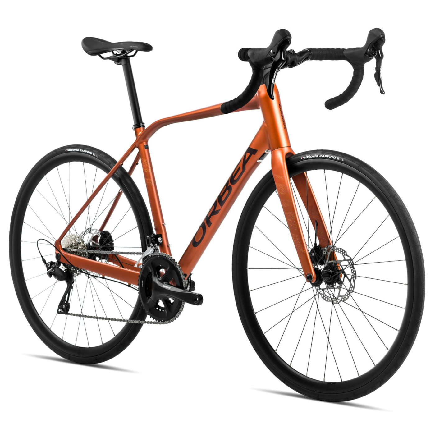 Orbea AVANT H60 Road Bike 2024 Orange Candy matt Cosmic Bronze gloss