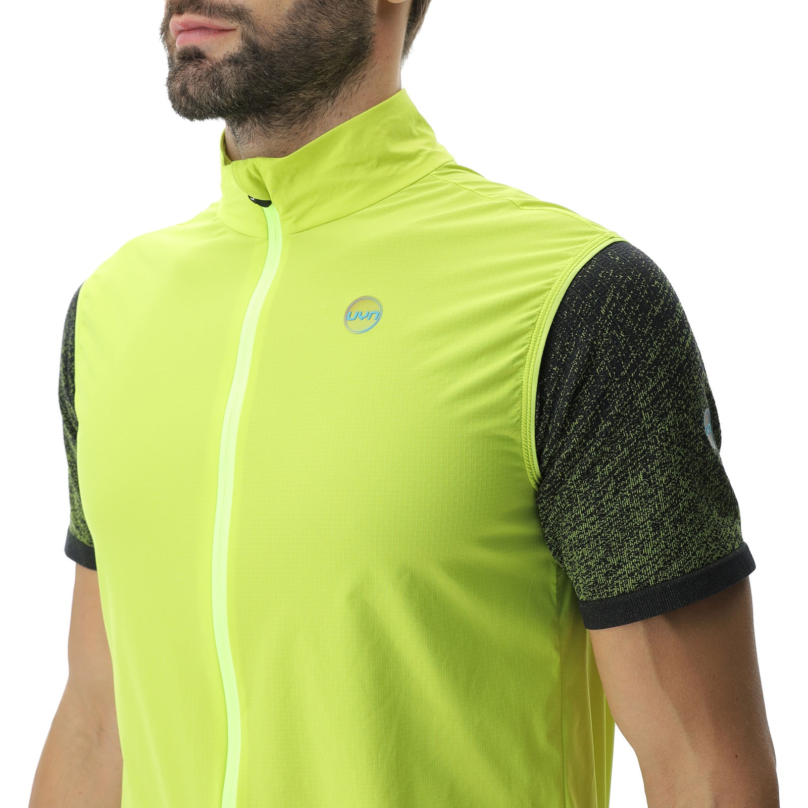 UYN Gilet Homme - Running Masterwind - Soft Yellow Fluo - BIKE24