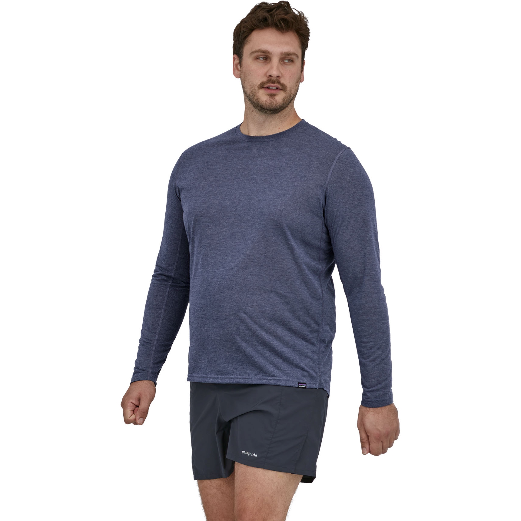 Picture of Patagonia Men&#039;s Capilene Cool Trail Longsleeve Shirt - Classic Navy