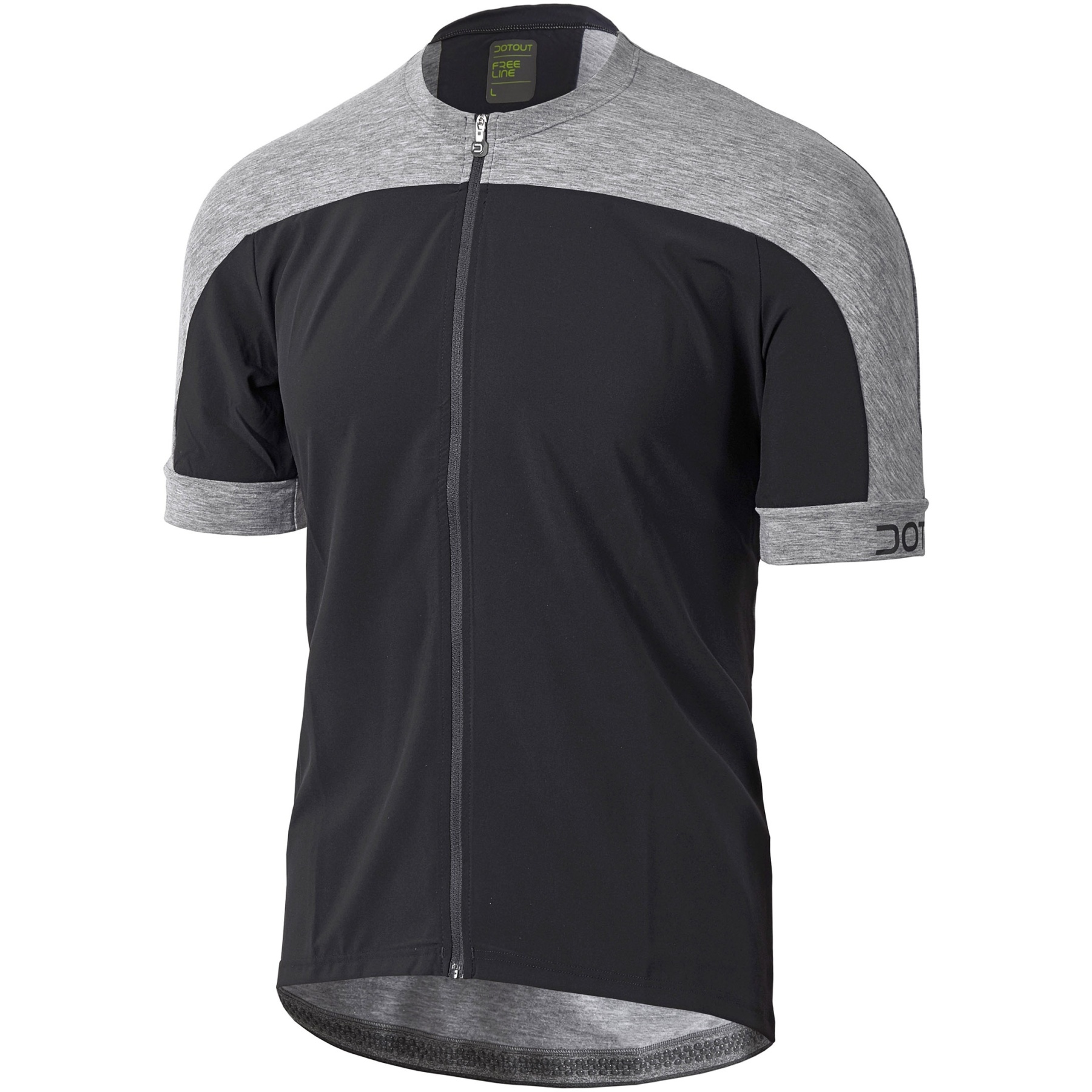 Productfoto van Dotout Freemont Fietsshirt Heren - black/melange light grey