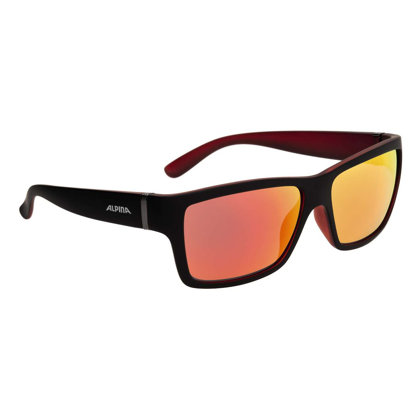 Picture of Alpina Kacey Glasses - Black Matt-Red/CeramiC Mirror Red