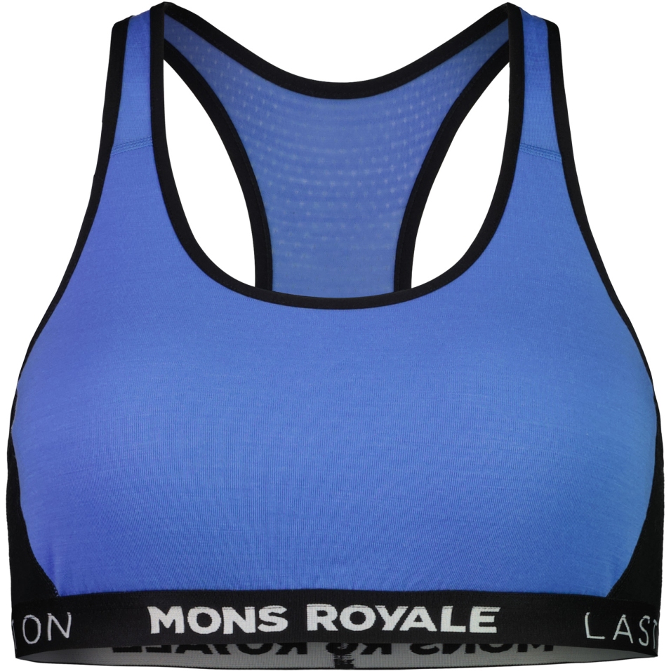Mons Royale Sierra Sports Bra Women - cornflower