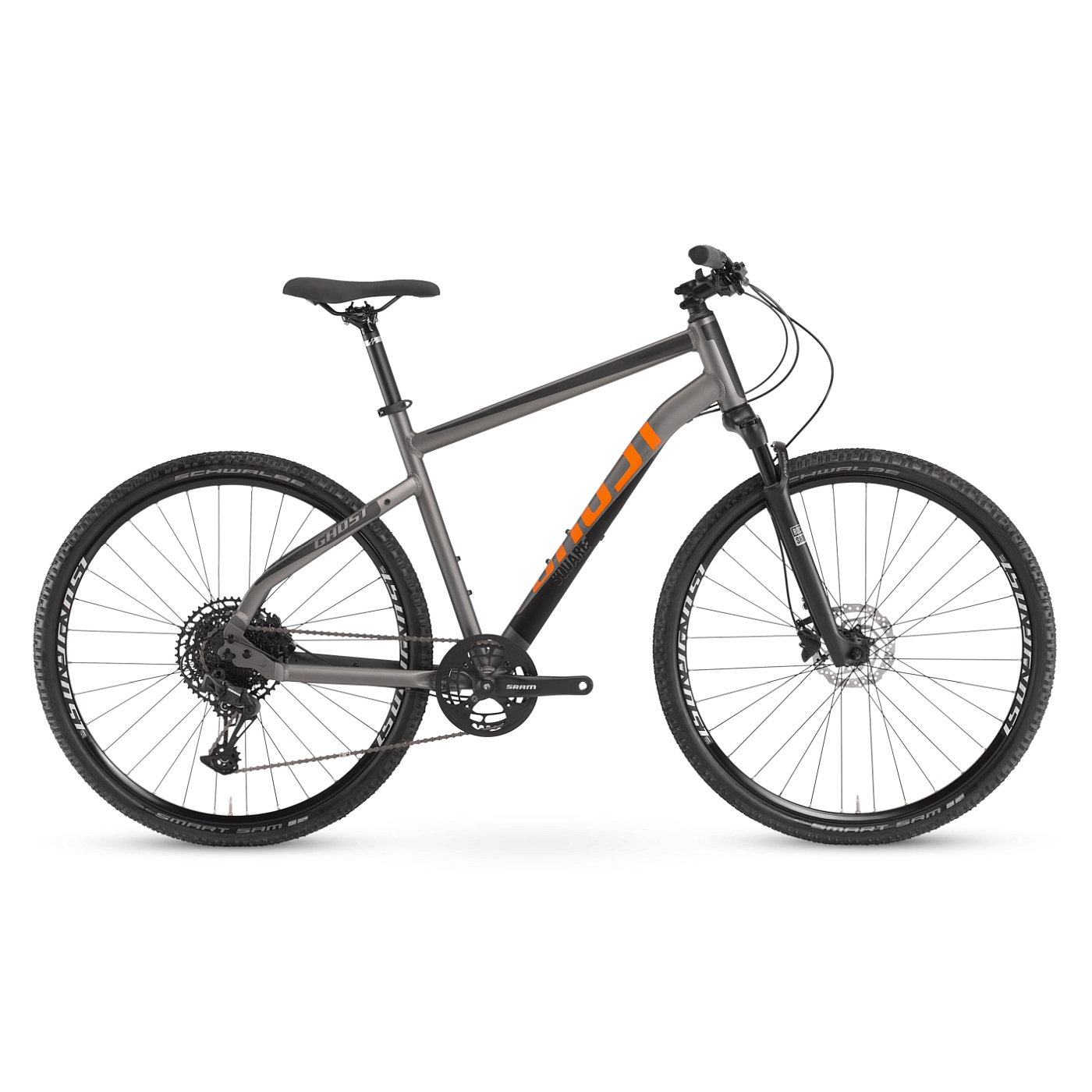 Immagine prodotto da Ghost SQUARE CROSS Essential AL U - Crossbike - 2022 - silver / black / orange A01