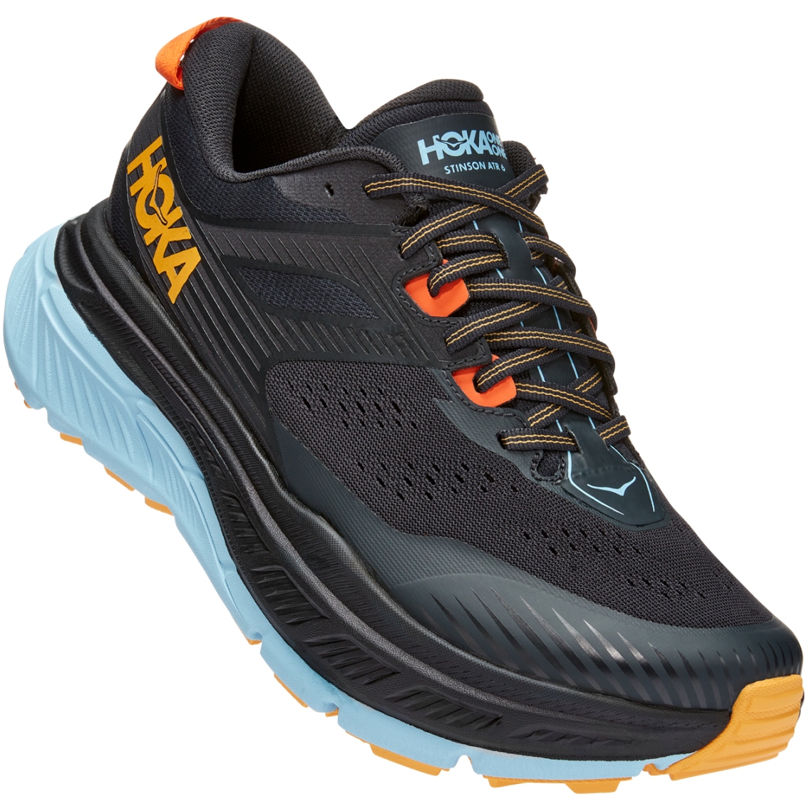 Picture of Hoka Stinson 6 Running Shoes - blue graphite / summer song