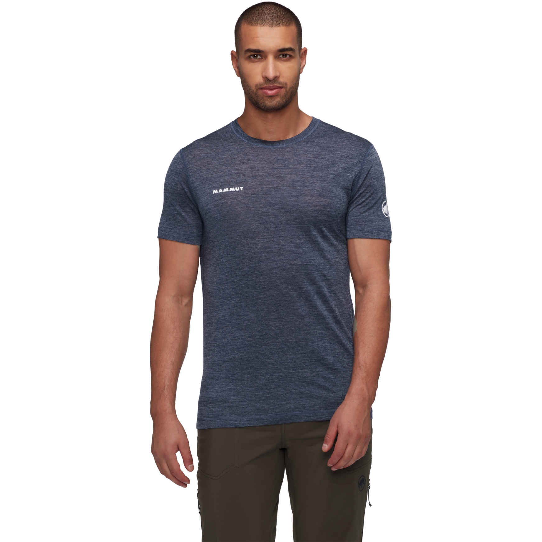Bild von Mammut Tree Wool T-Shirt Herren - marine melange