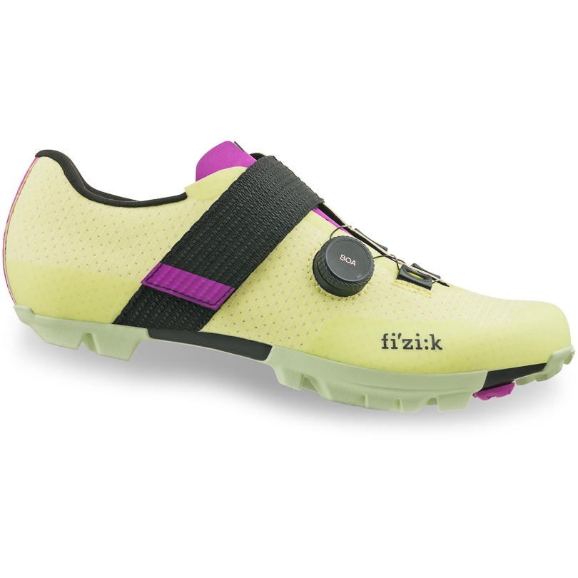 Picture of Fizik Vento Ferox Carbon MTB Shoes Unisex - lime/purple
