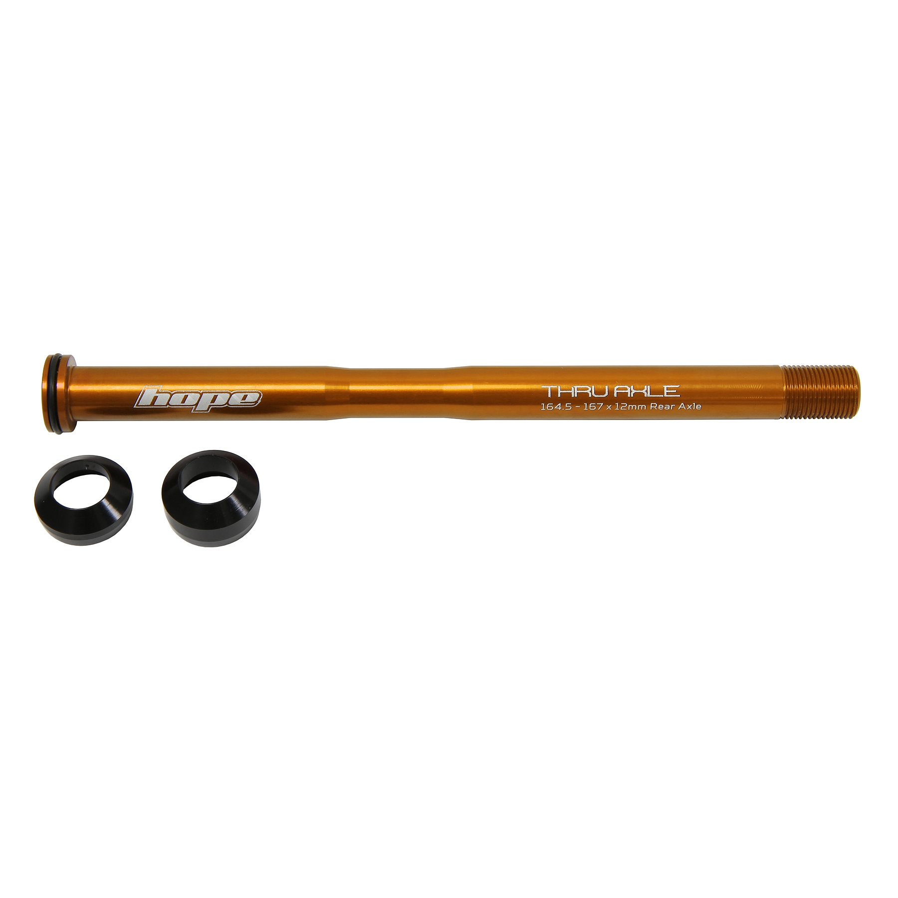 Produktbild von Hope Steckachse für SRAM UDH Ausfallenden | 12x148mm Boost | 164.5 - 167 mm - orange