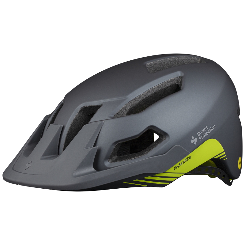 Picture of SWEET Protection Dissenter MIPS Helmet - Slate Gray Metallic/Fluo