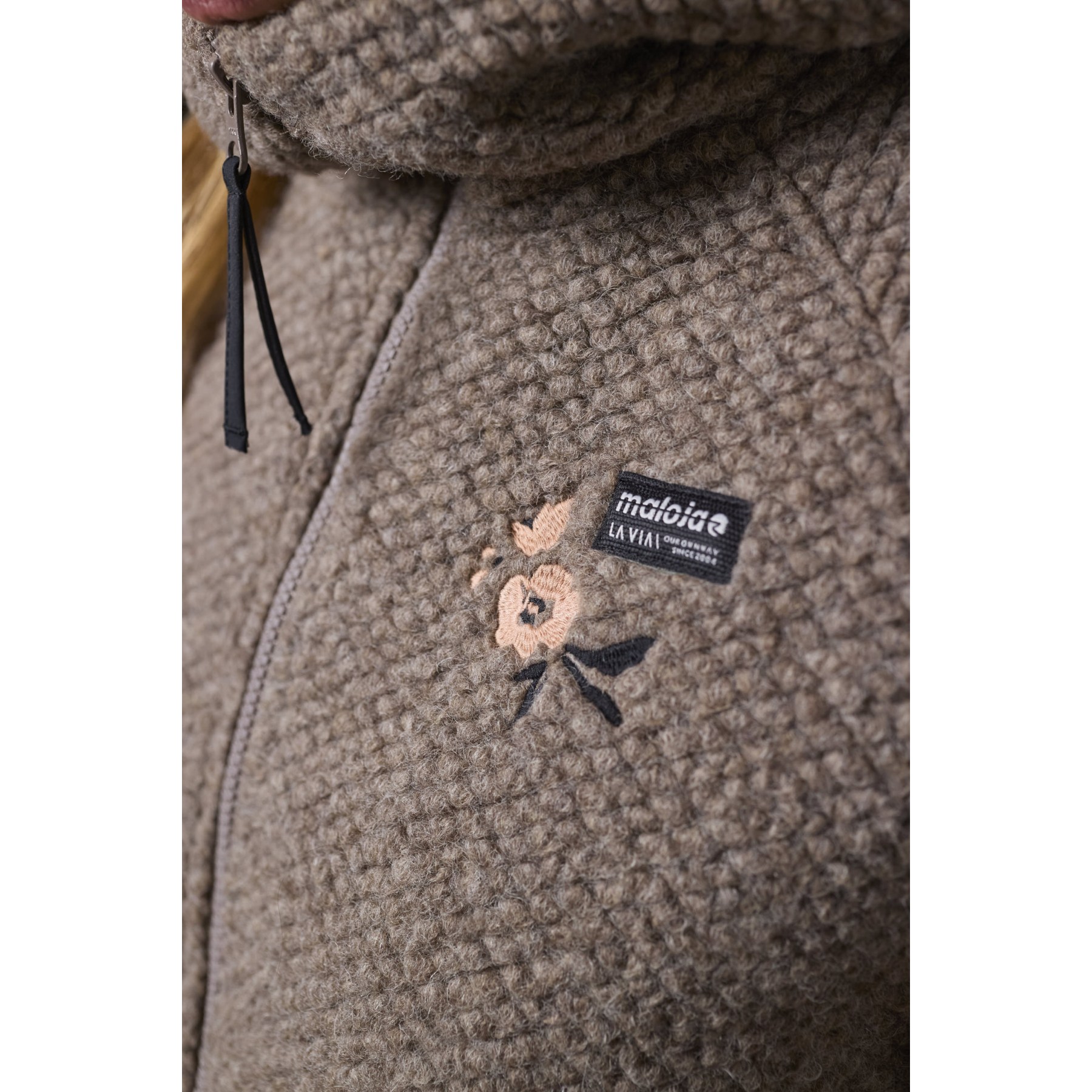 Maloja KurointM. Alp Wool Jacket Women - dark gravel 8990 | BIKE24