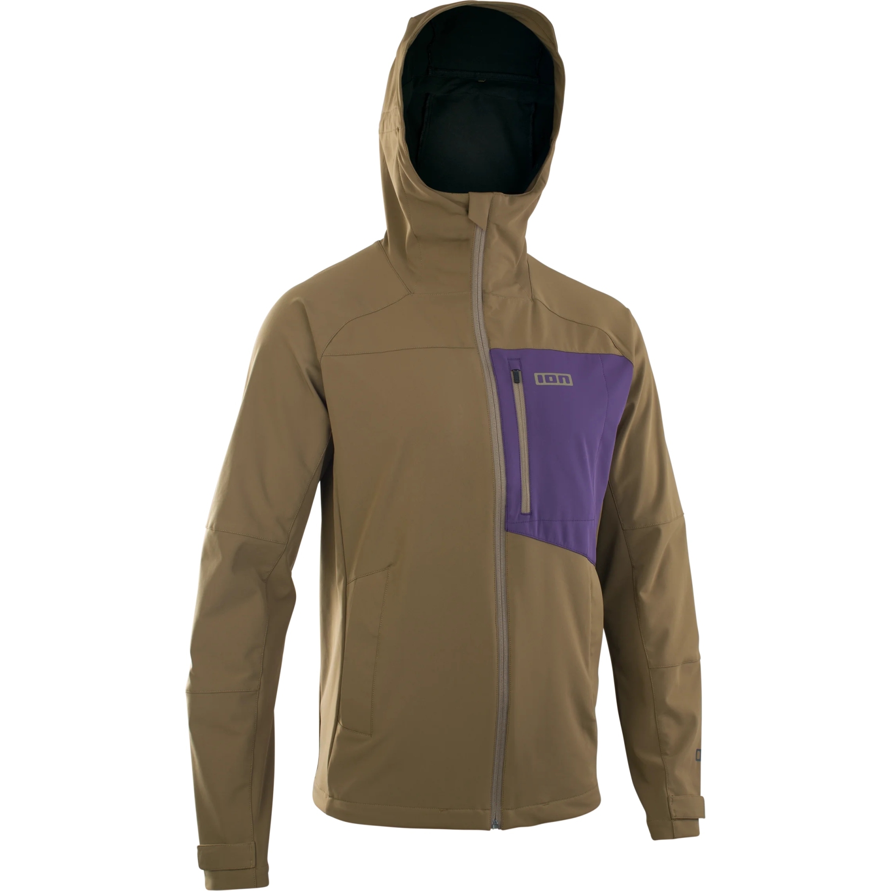 Picture of ION Bike Outerwear 2 Layer Softshell Jacket Shelter - Dark Mud