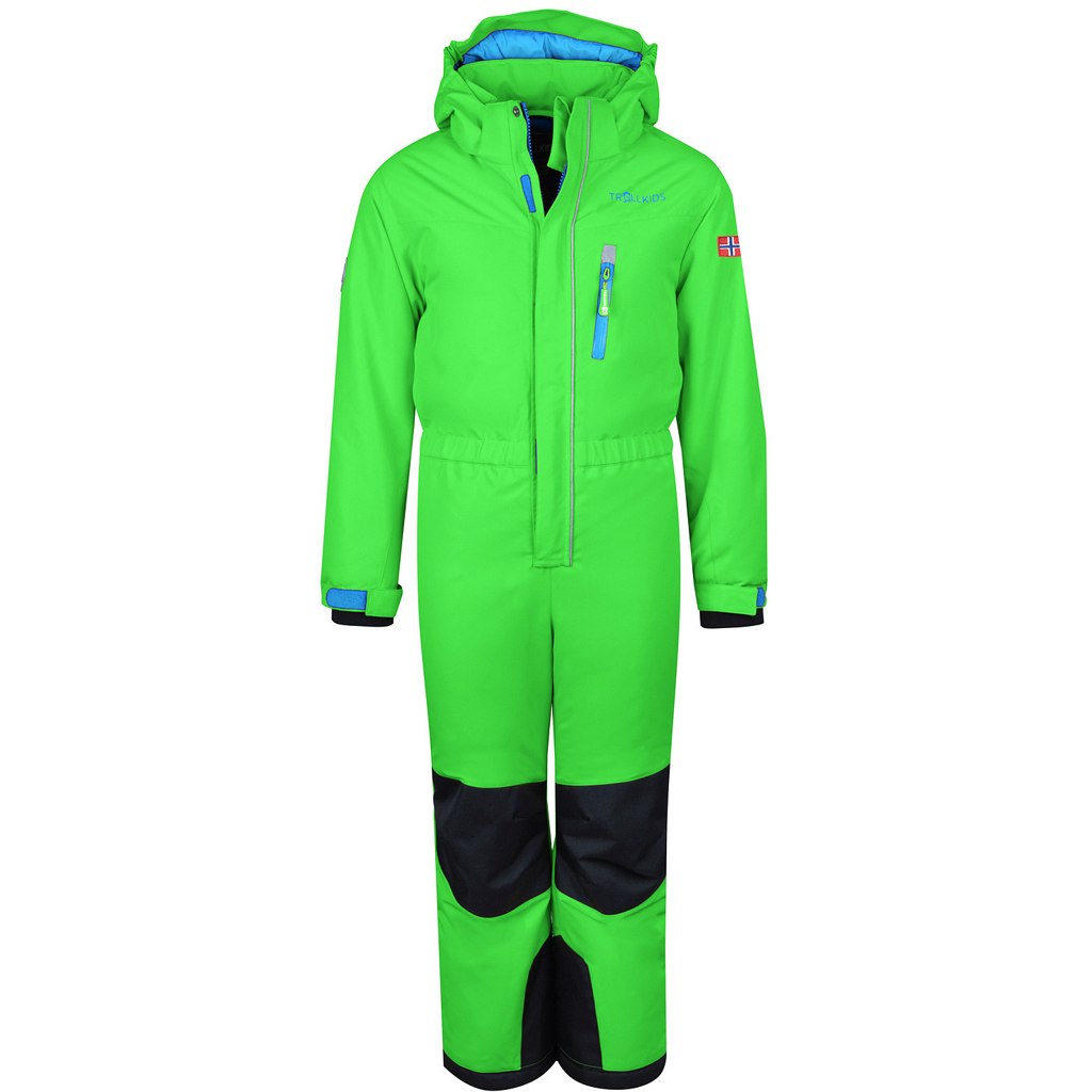 Picture of Trollkids Isfjord Kids Snowsuit - Bright Green