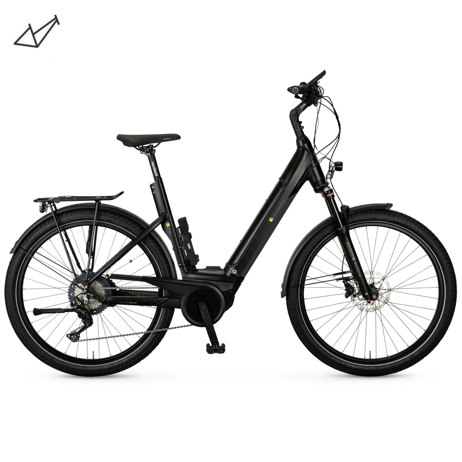 Productfoto van e-bike manufaktur 13ZEHN - Women E-Bike - 2022 - black matt