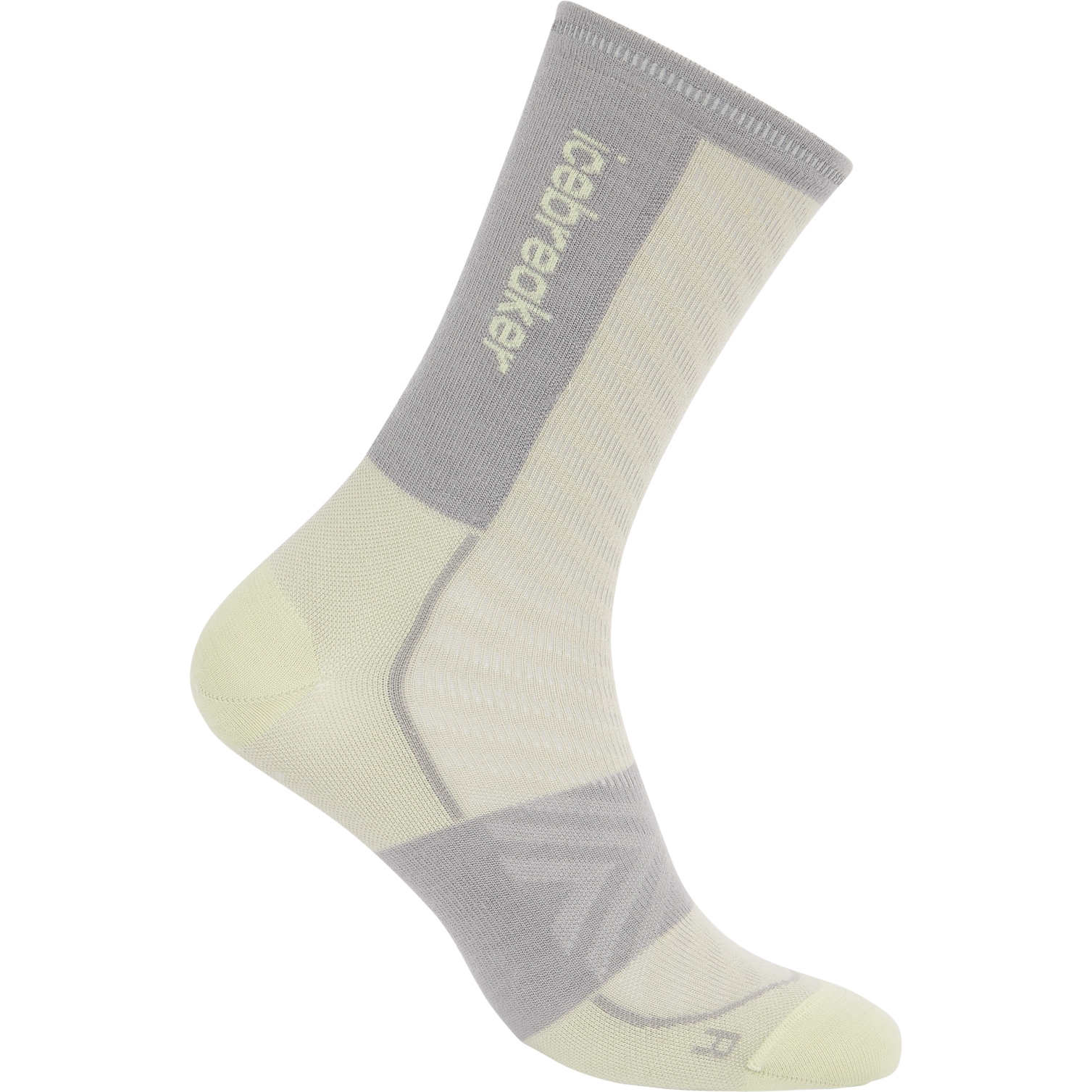 Photo produit de Icebreaker Chaussettes Homme - Merino Run+ Ultralight Crew - Ashen/Alloy