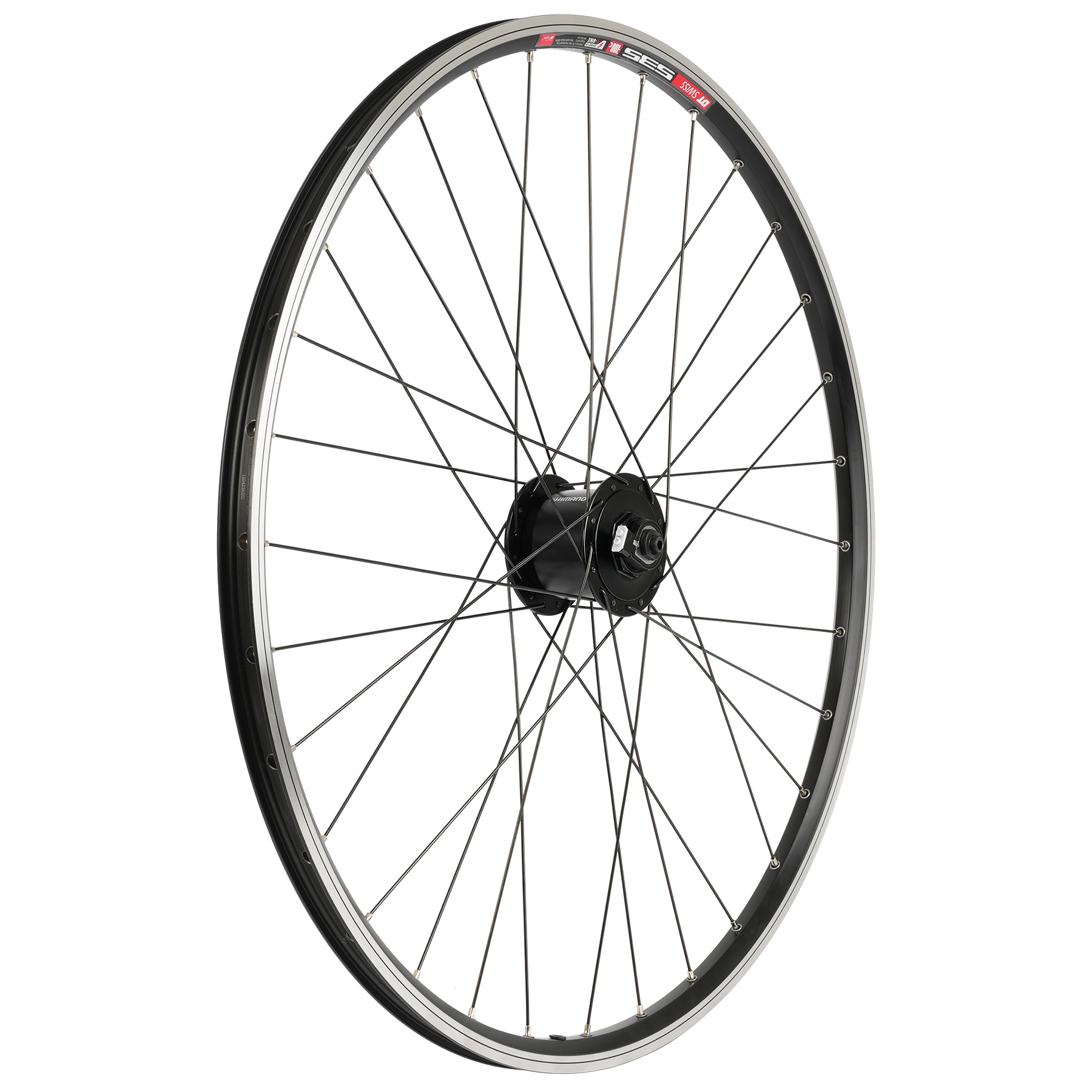 Zdjęcie: Shimano | DT Swiss DH-C3000 | 535 - 26&quot; Front Wheel with Hub Dynamo - 10x100mm | QR
