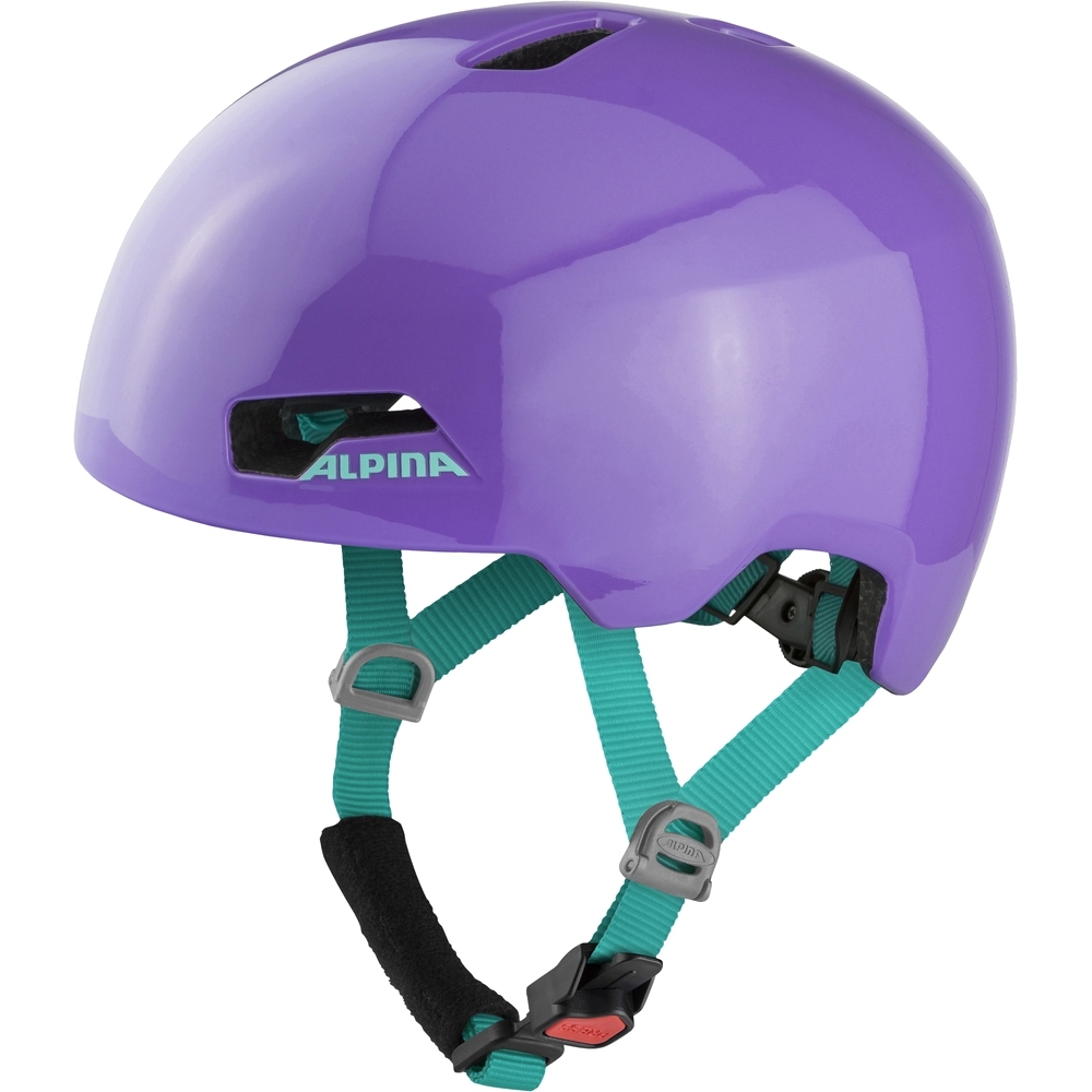 Picture of Alpina Hackney Kids Bike Helmet - purple gloss