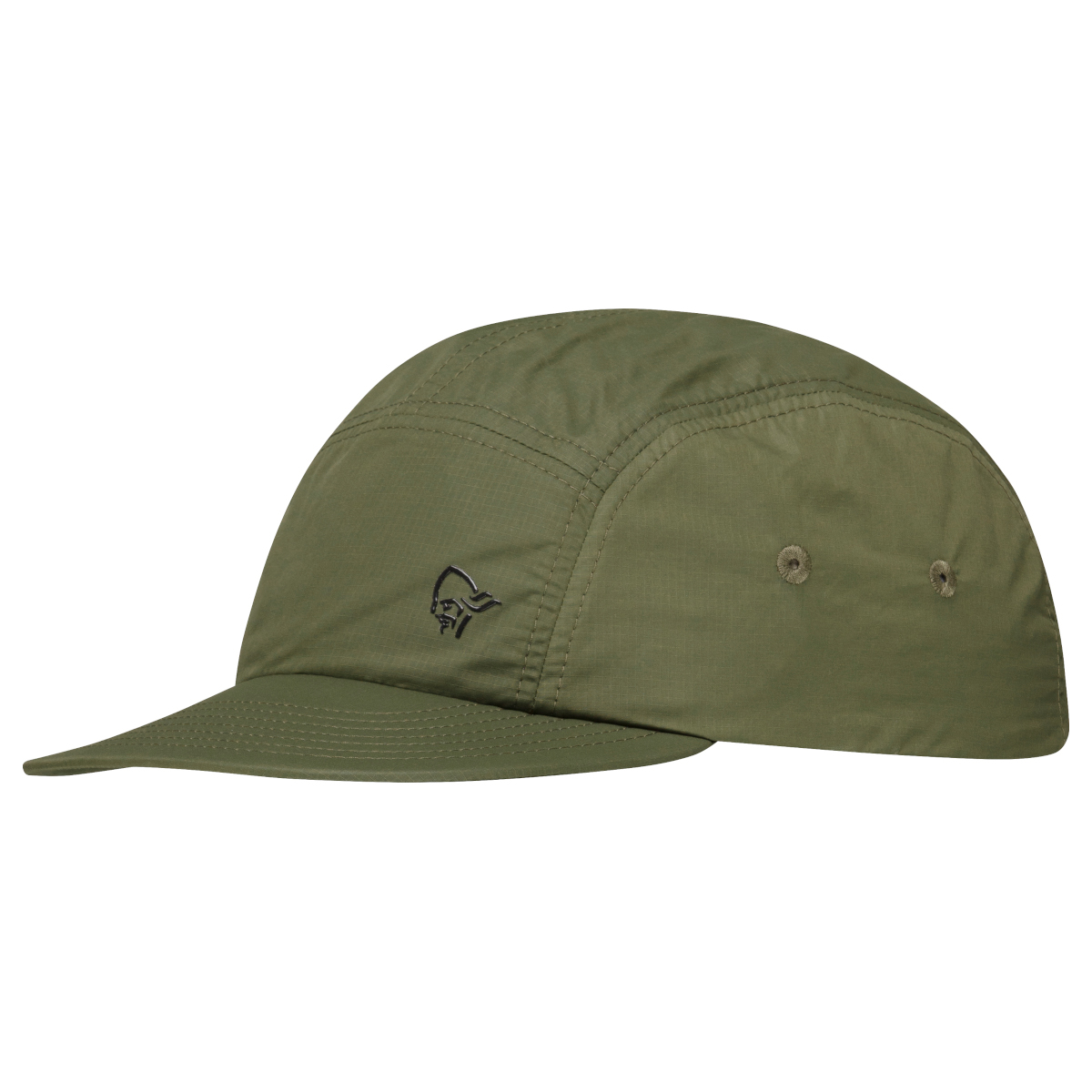 Picture of Norrona five panel tech Cap - Olive Night
