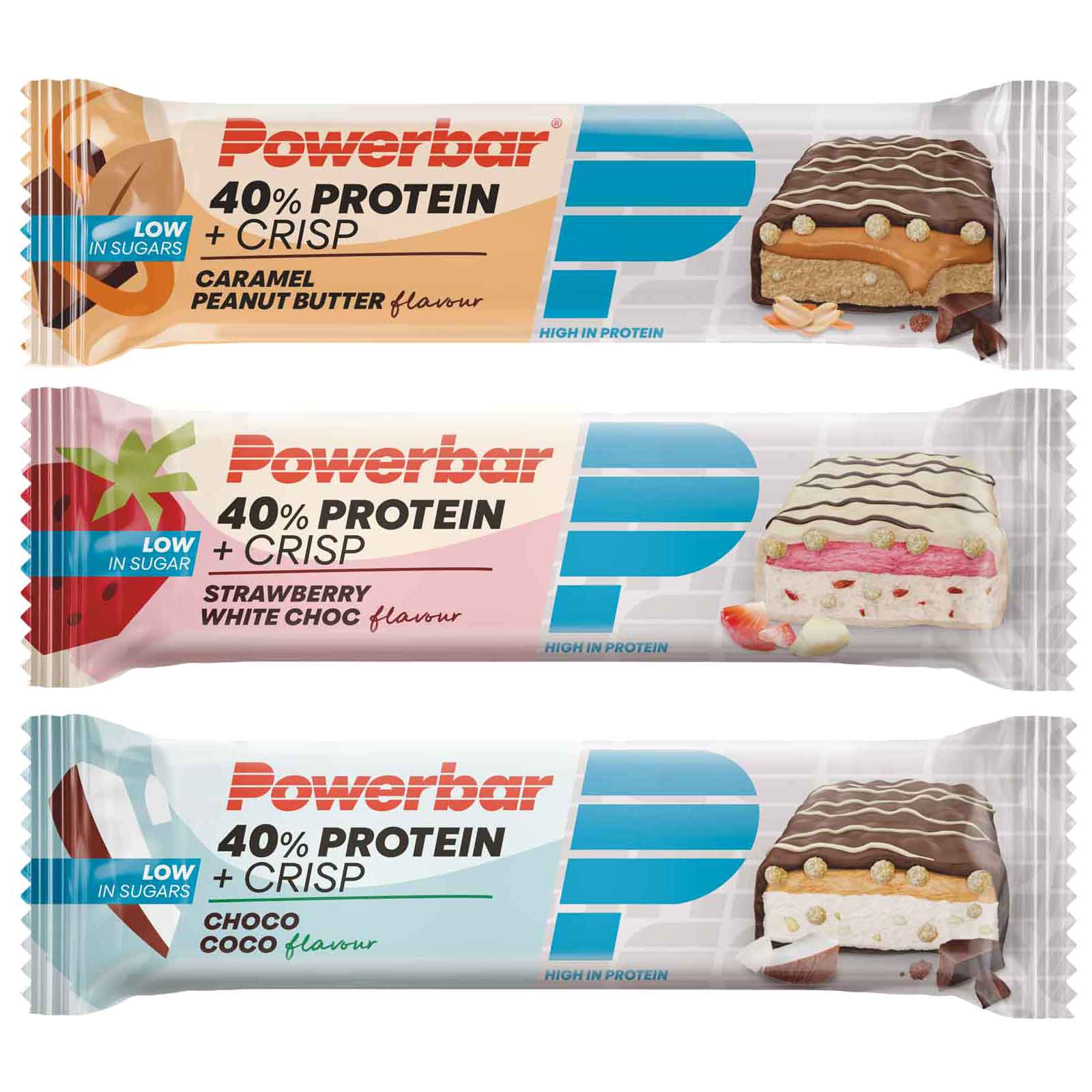 Produktbild von Powerbar 40% Protein+ Crisp - Eiweißriegel - 40g