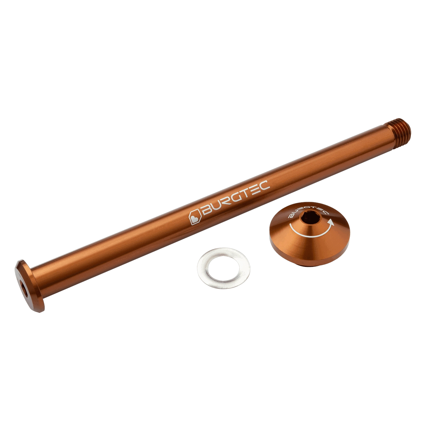 Picture of Burgtec Thru Axle - 12x148mm Boost - for Yeti Rear Dropouts / 171mm - Kash Bronze