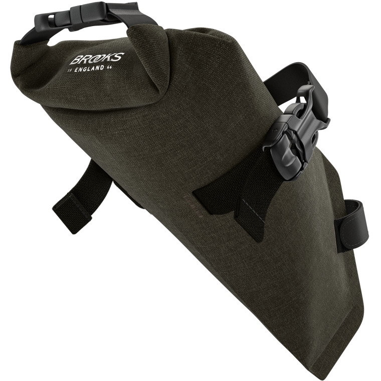 Picture of Brooks Scape Saddle Roll Bag - mud green