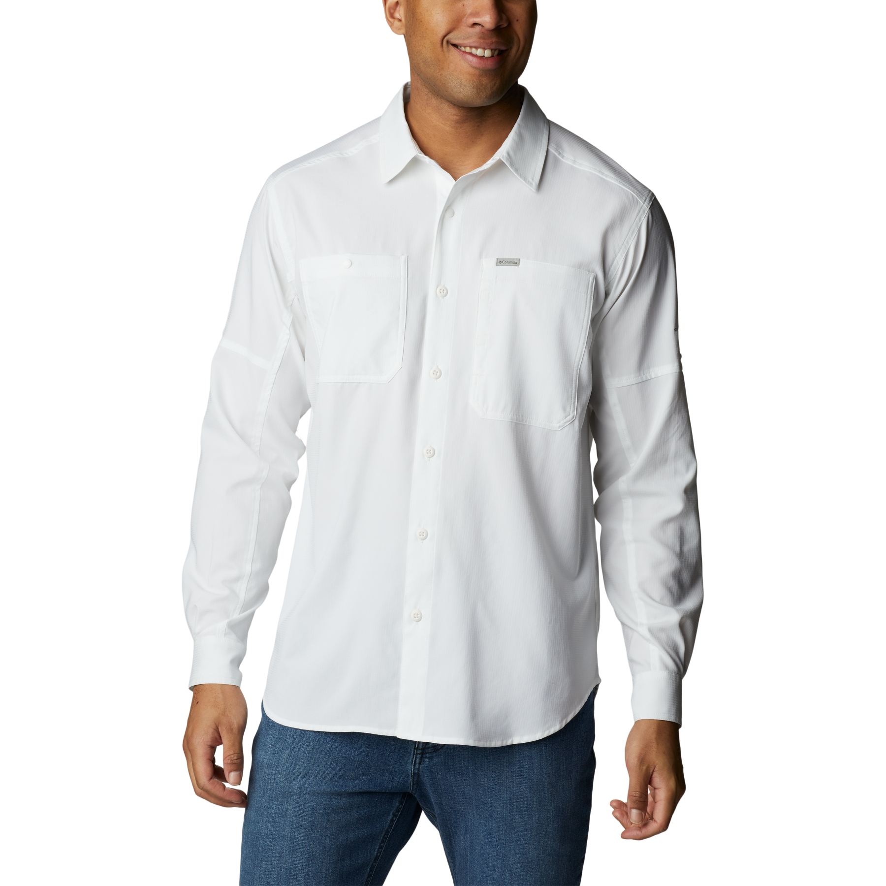 Picture of Columbia Silver Ridge Utility Lite Longsleeve Shirt Men - White