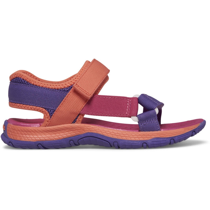 Image of Merrell Kahuna Web Sandals Kids - purple/berry/coral