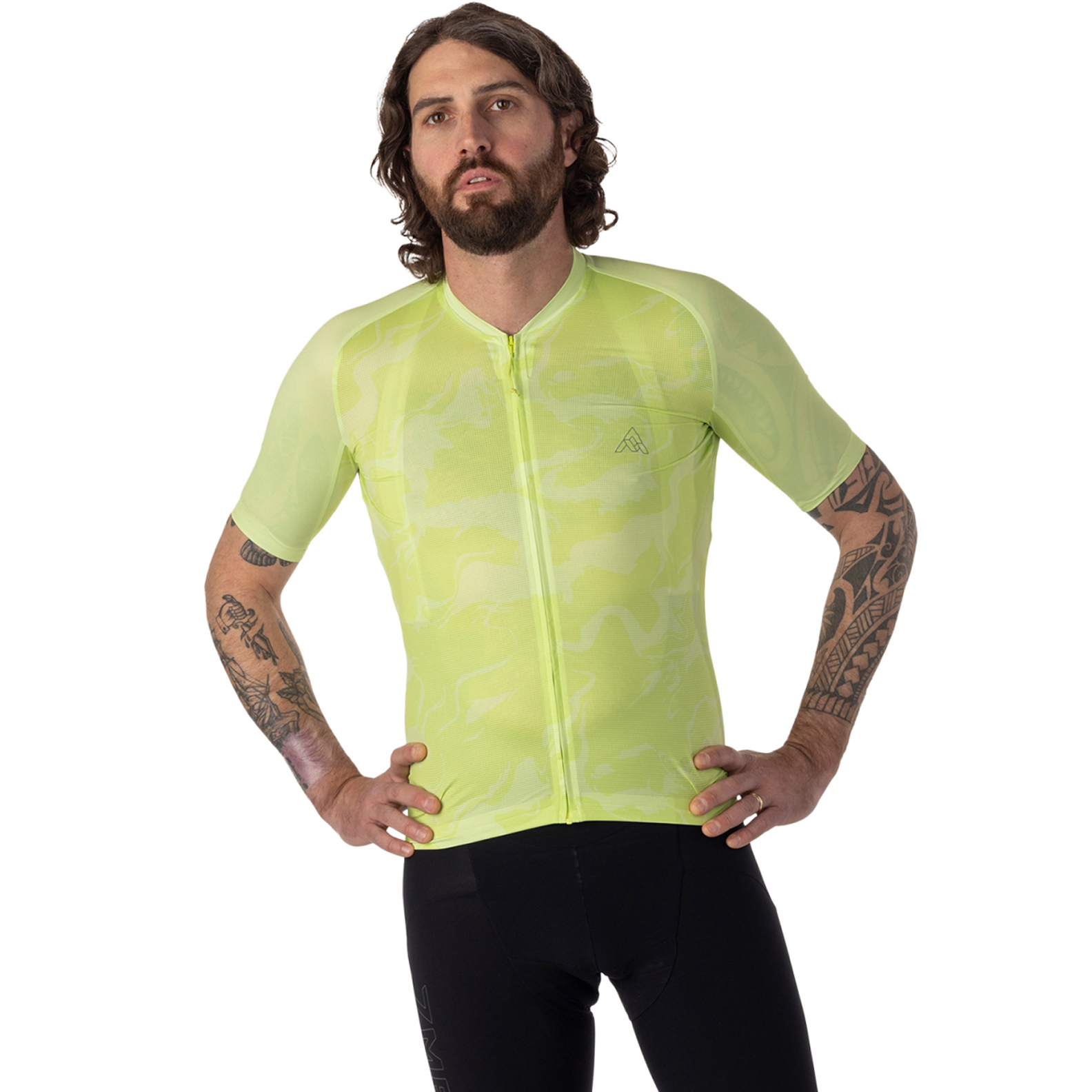 Productfoto van 7mesh Pace Shirt met Korte Mouwen Heren - Lime Sorbet