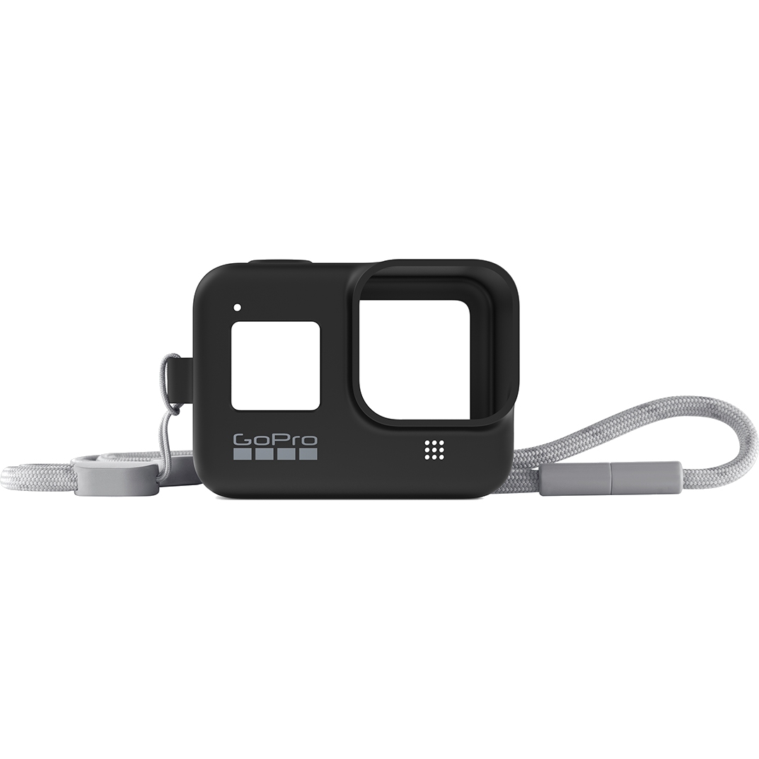 Produktbild von GoPro HERO8 Black Hülle &amp; Trageband - tiefschwarz