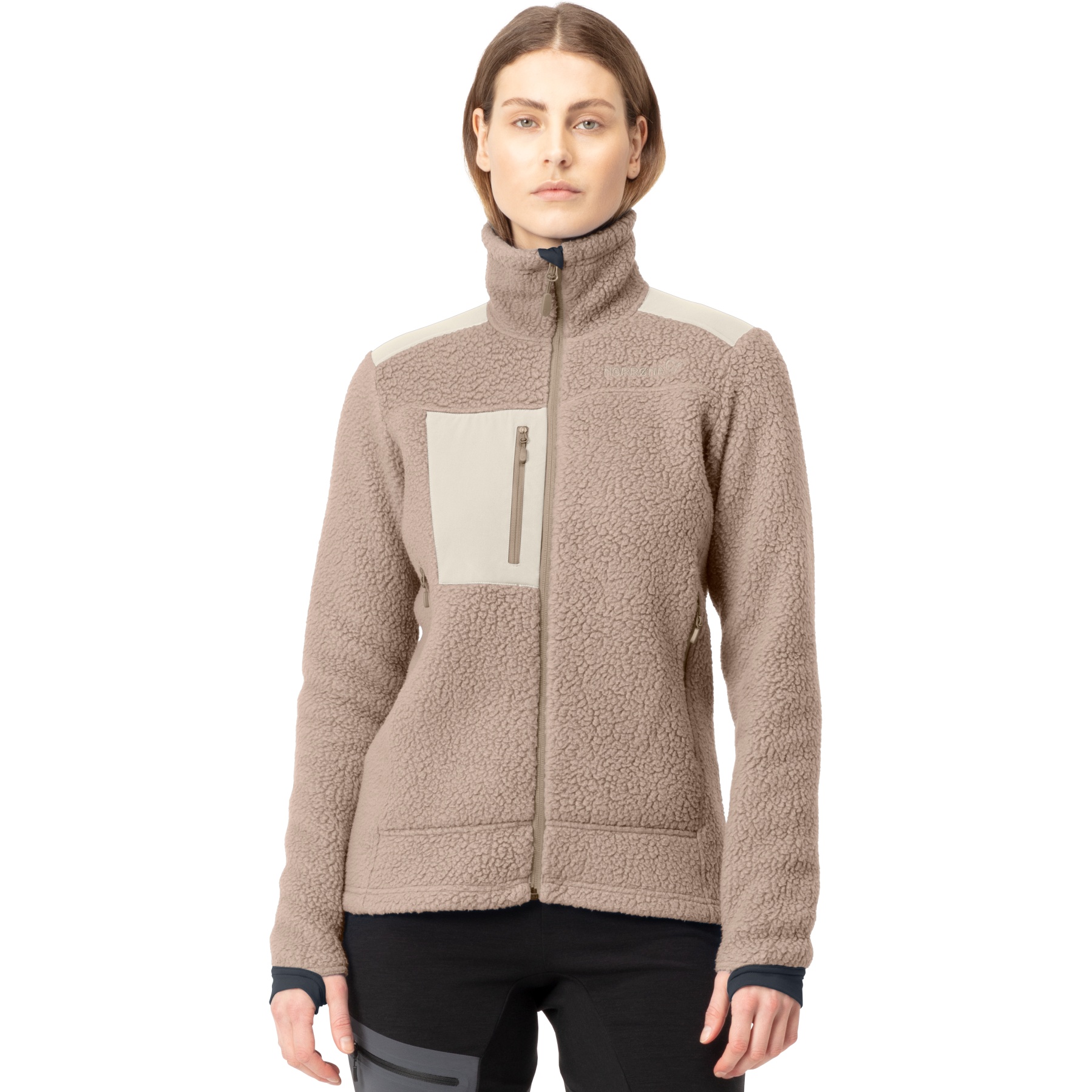 Picture of Norrona trollveggen Thermal Pro Jacket Women - Winter Twig