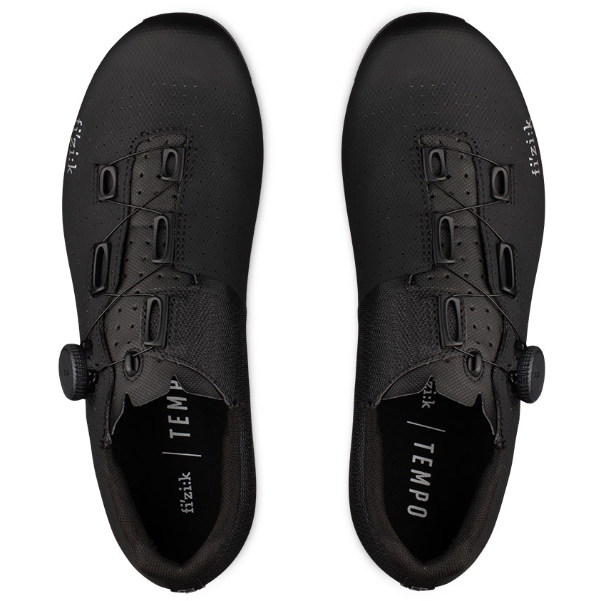 Fizik Tempo Decos Carbon Road Shoes Men - Wide - black/black