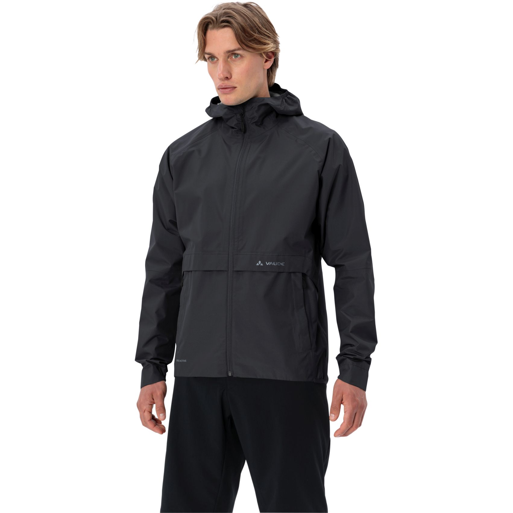 Produktbild von Vaude Loamer Regenjacke Herren - schwarz