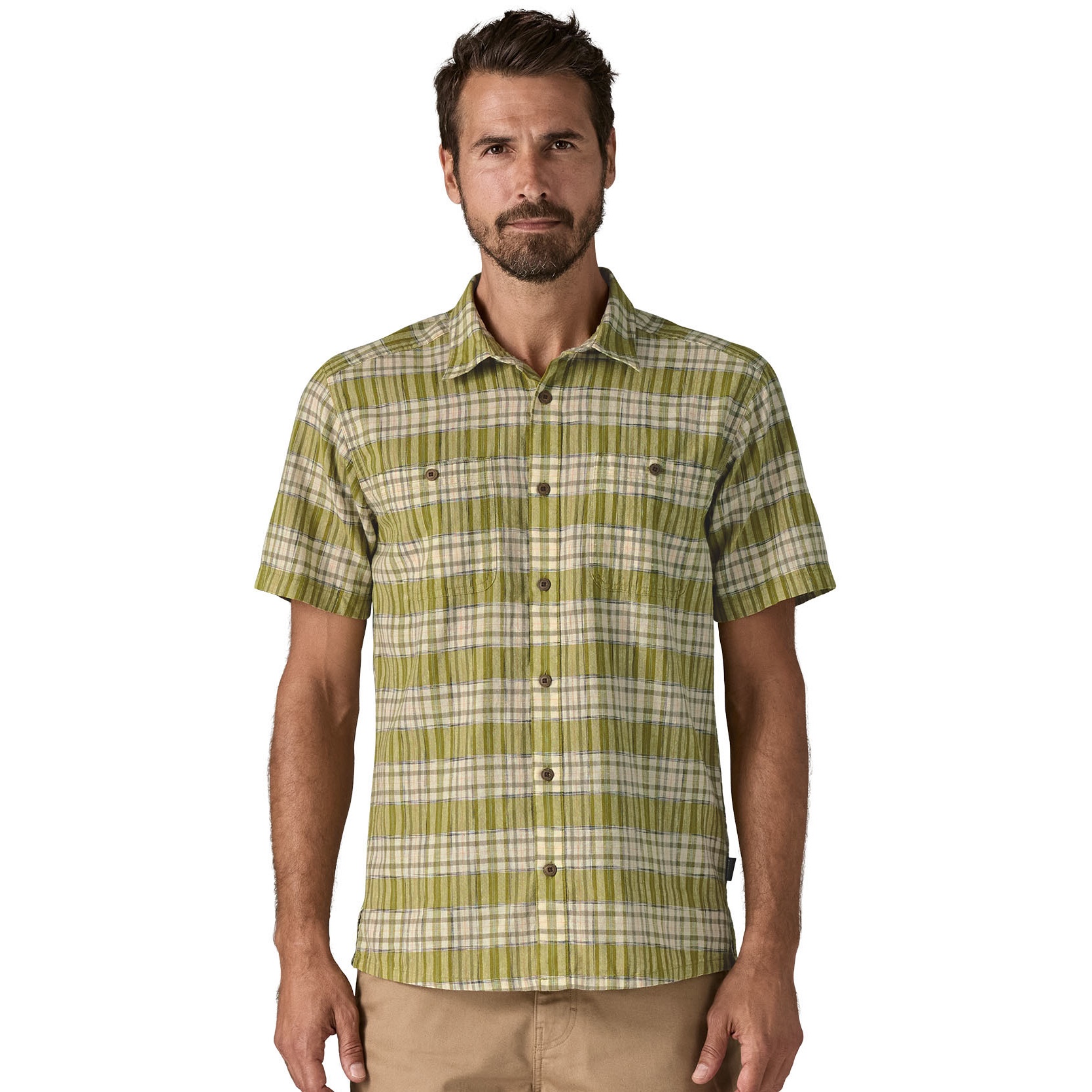 Produktbild von Patagonia Back Step Hemd Herren - Sunlight: Graze Green