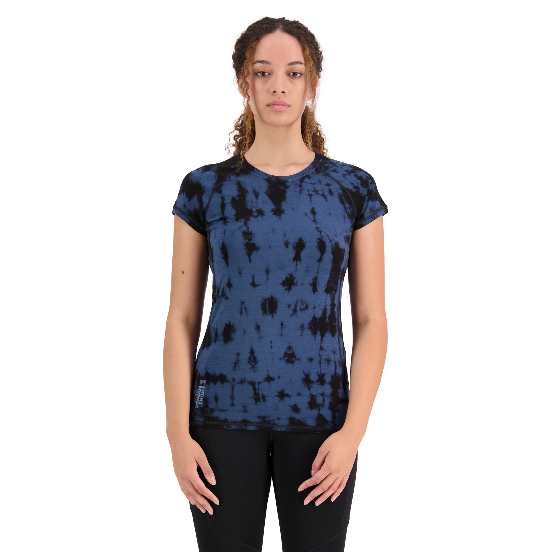 Mons Royale Bella Merino Air-Con Tee Women - ice night tie dye | BIKE24