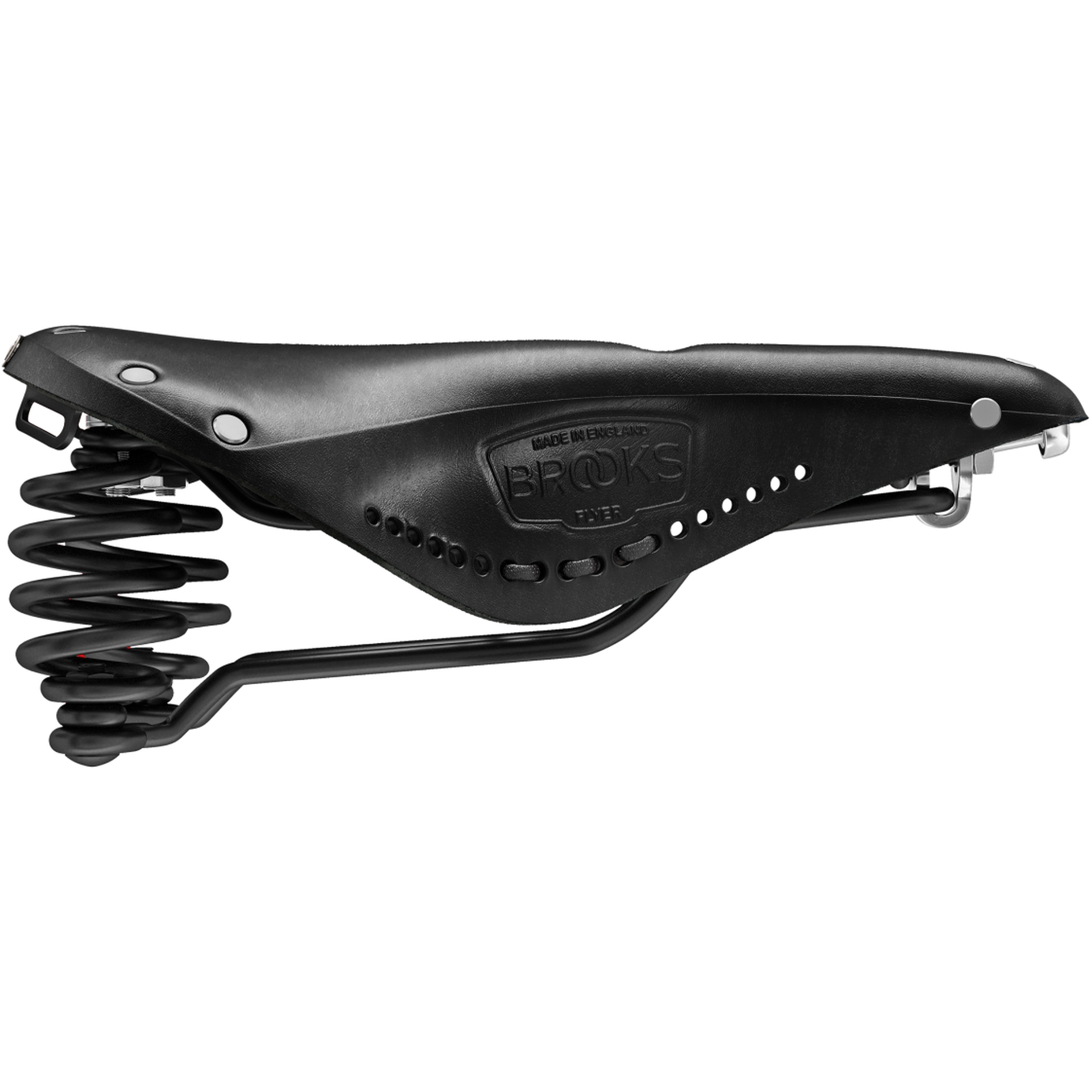 Brooks Flyer Carved Bend Leather Saddle black BIKE24