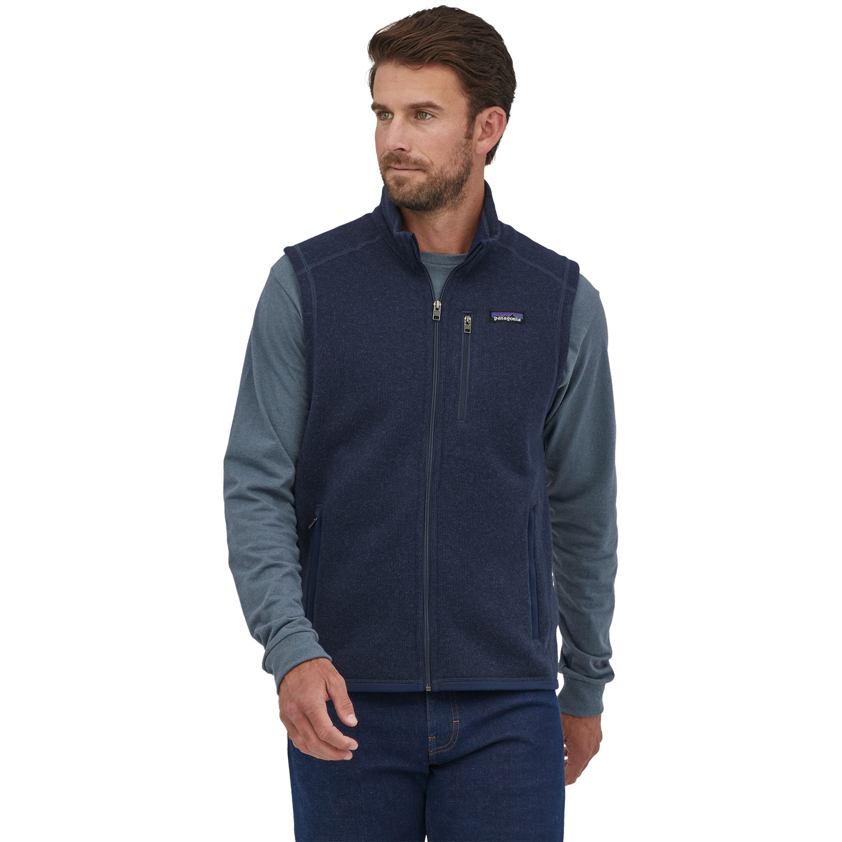 Productfoto van Patagonia Better Sweater Fleece Bodywarmer Heren - New Navy