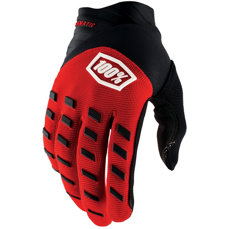 Image of 100% Airmatic Youth Gloves - red/black