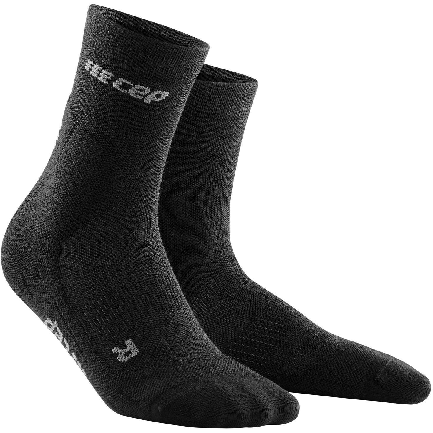 Picture of CEP Cold Weather Mid Cut Compression Socks Women - black